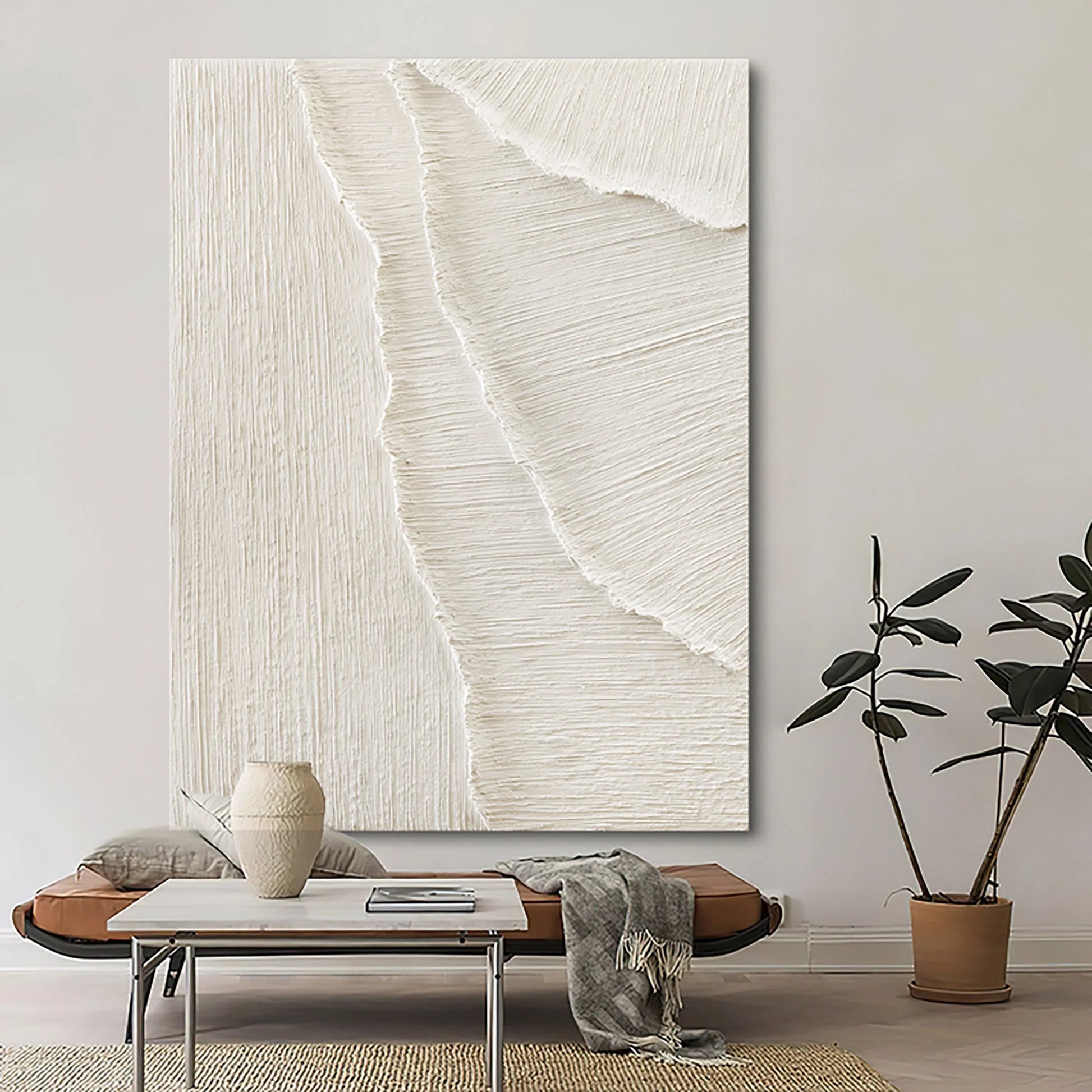 Minimalist beige beach - Naturer Art Gallery