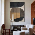 Nordic minimalist hand-painted oil painting original abstract art decoration painting