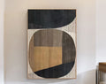 Abstract black khaki - Naturer Art Gallery