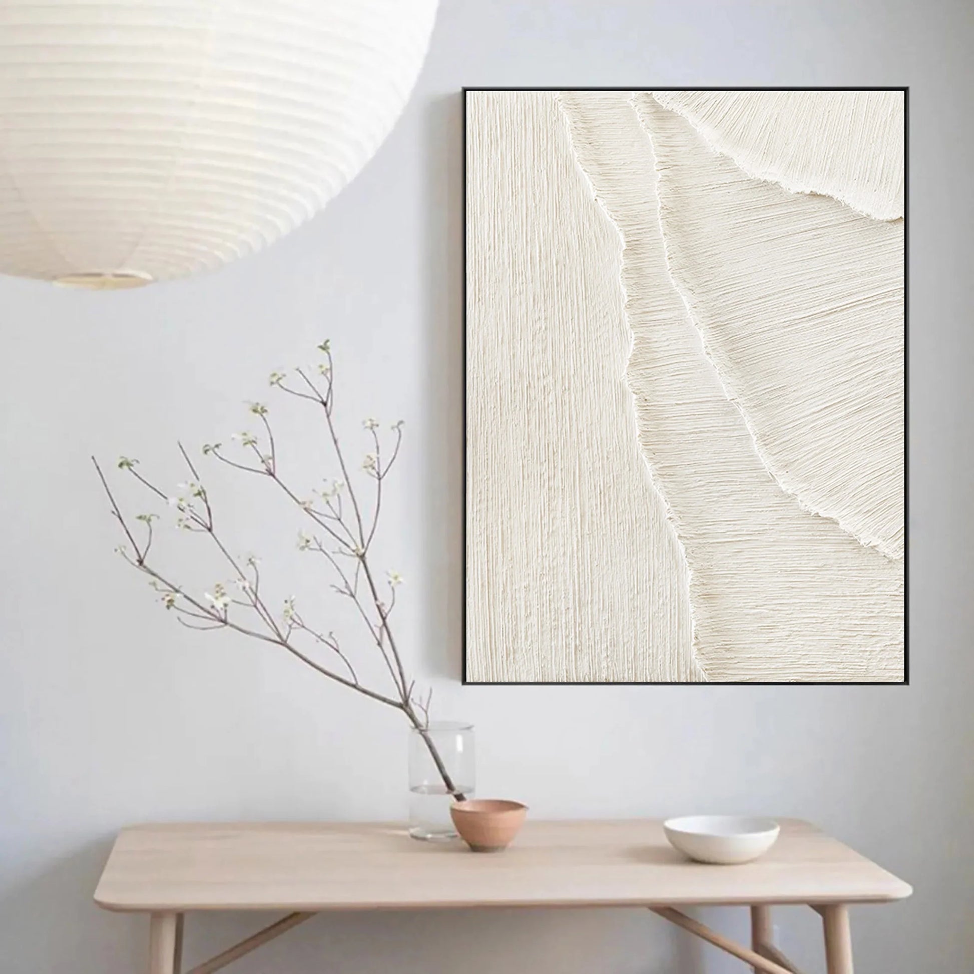 Minimalist beige beach - Naturer Art Gallery
