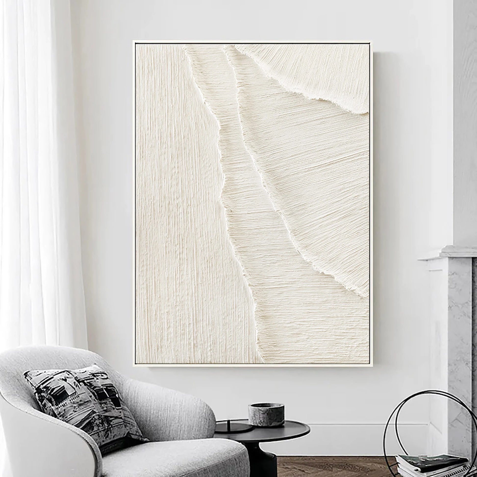 Minimalist beige beach - Naturer Art Gallery