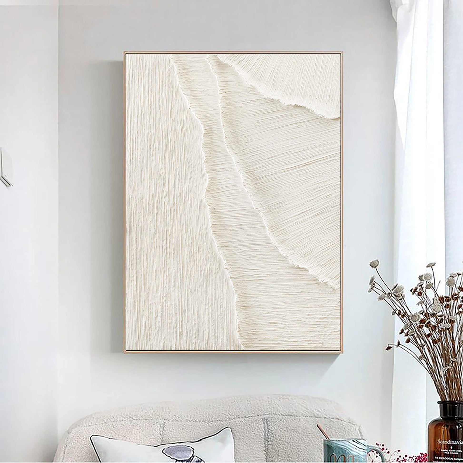 Minimalist beige beach - Naturer Art Gallery